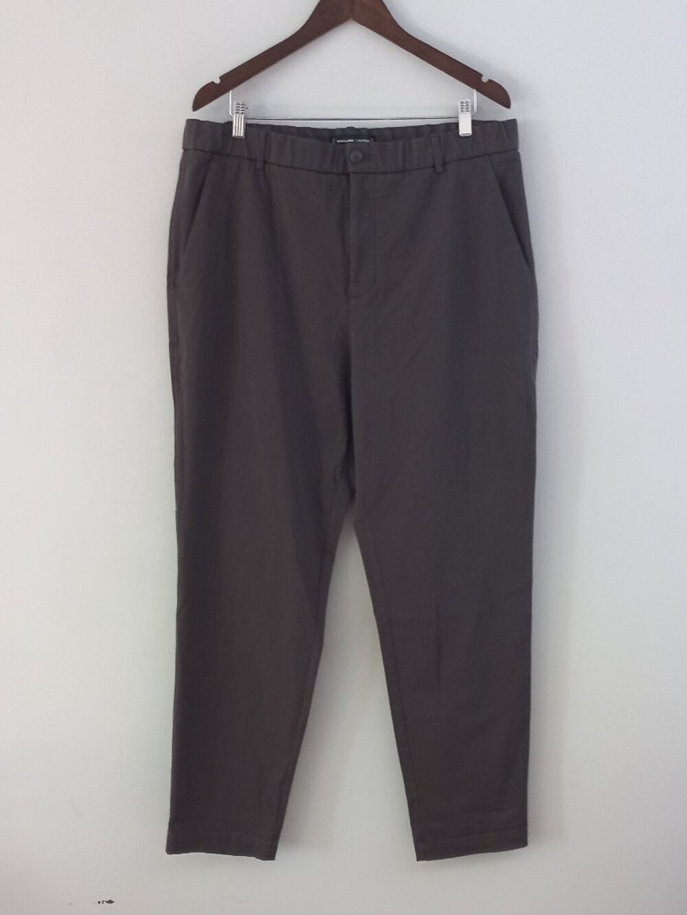EVERLANE uniform slim fit grey pants 38x32